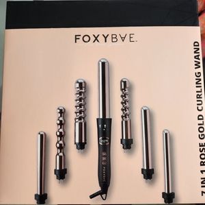 Foxybae 7 in 1 curling wand -NIB